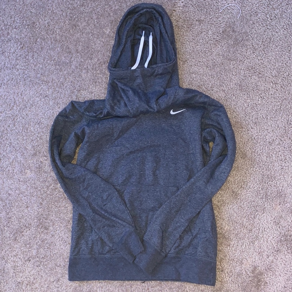 Gray Nike hoodie